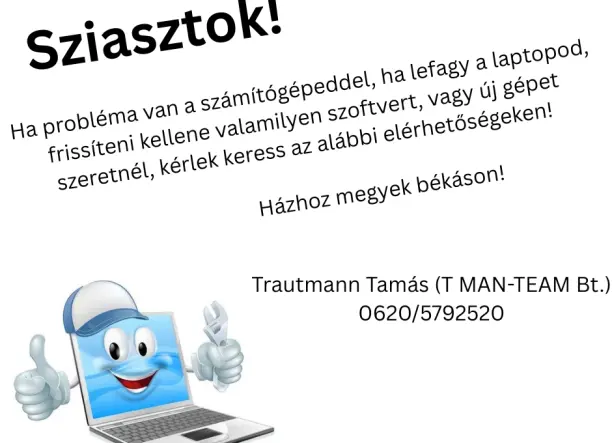 Számítógép/laptop karbantartás otthonában - III.kerület és környéke!