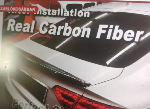 A5 cupé carbon szárny