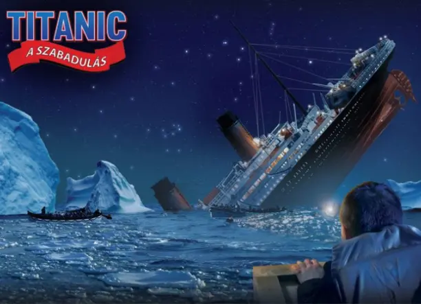 Meneküljetek meg 60 perc alatt a süllyedő Titanicról, szabadulós játék 2-6 főre - az Escapelegends.hu szervezésében - 50%-os kedvezménnyel a Nagy Fa-tál Étterembe és a Mantra Cooffee-ba