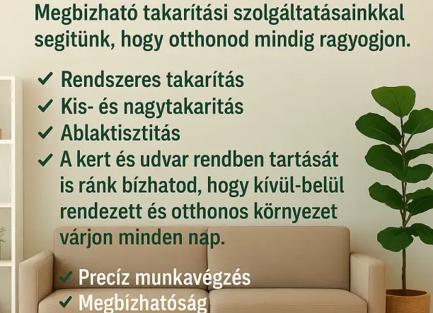 Tiszta Otthon/ ahol a tisztaság uralkodik/
