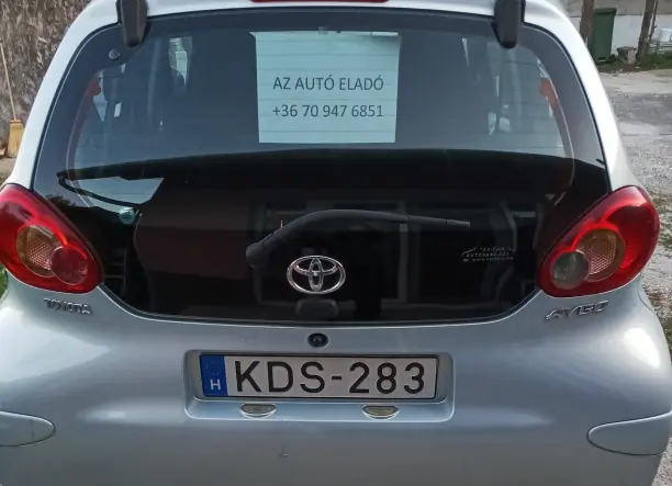 Toyota Aygo friss műszakival.