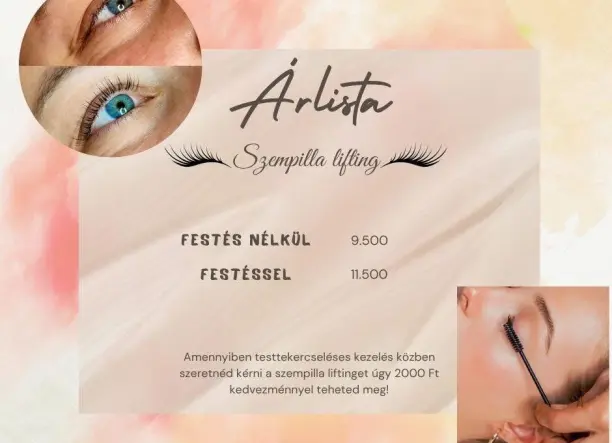 Ívelt, hosszabb, dúsabb pillák műszempilla nélkül!
