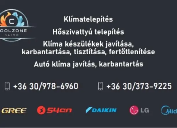 Klíma telepítés!