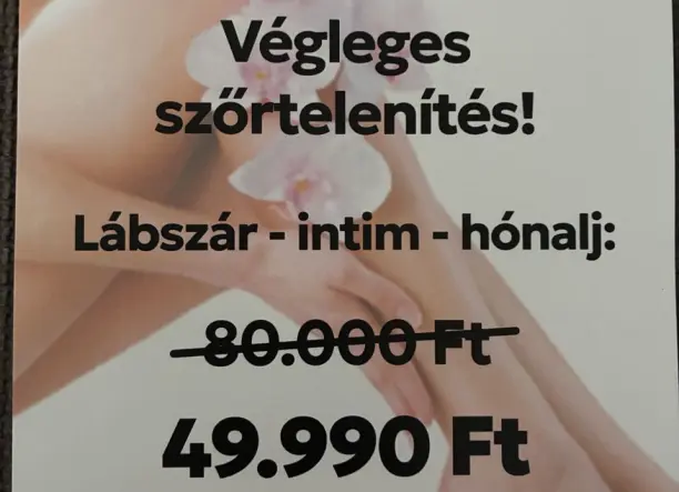 Végleges szőrtelenítés hatékonyan és tartósan Neked !