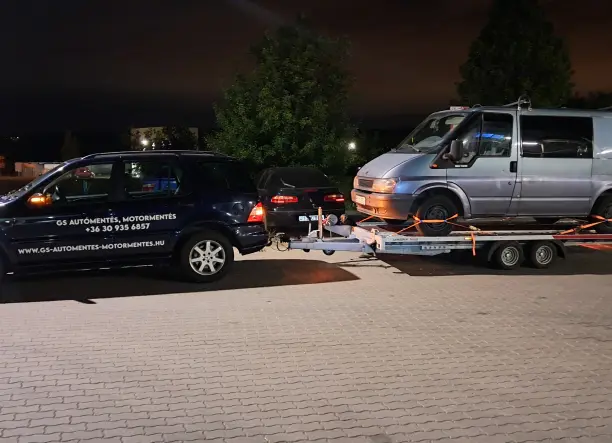 GS autómentés motormentés tréler bérbeadás, Bag