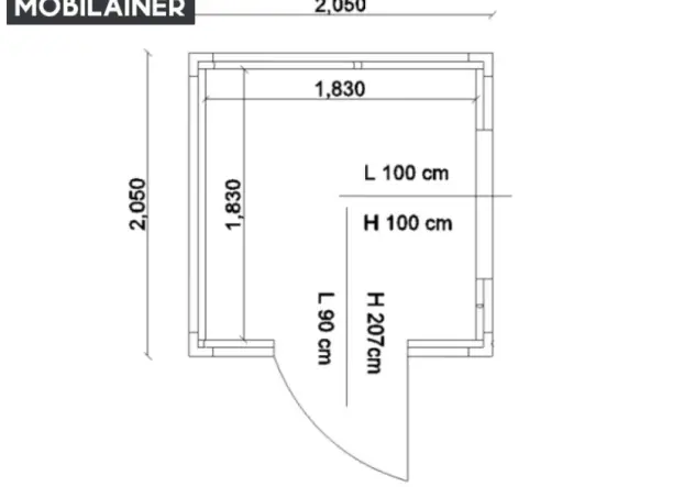 Őr konténer Eladó vagy bérelhető!