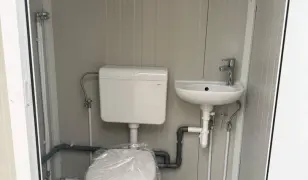 Új Szaniter Konténer Wc Zuhanyzóval