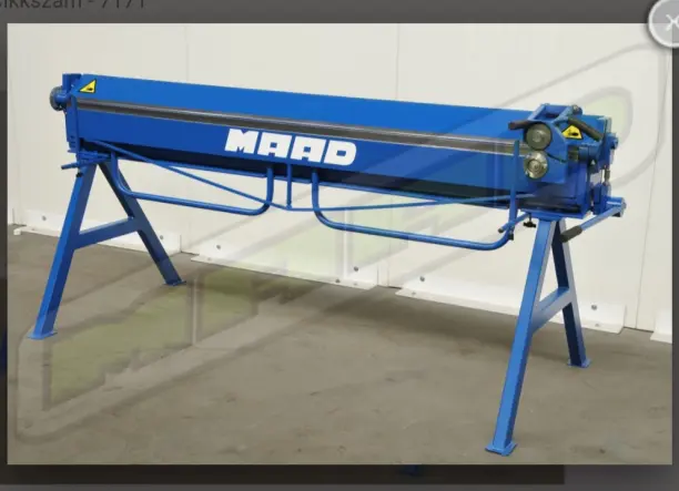 Lemezhajlítás ácsoknak, bádogosoknak