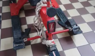 Szovjet retro irányítható szánkó