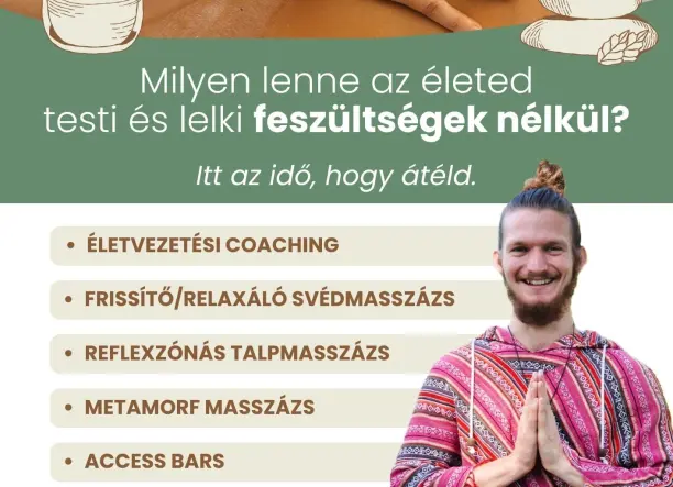 Svédmasszázs, frissítő/relaxáló