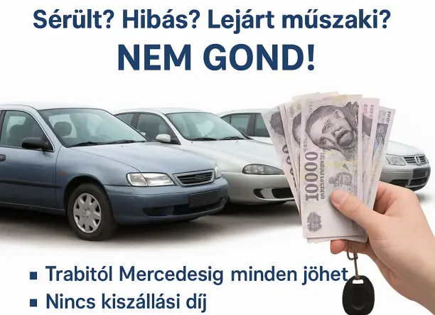 Autófelvásárlás – gyors ügyintézés