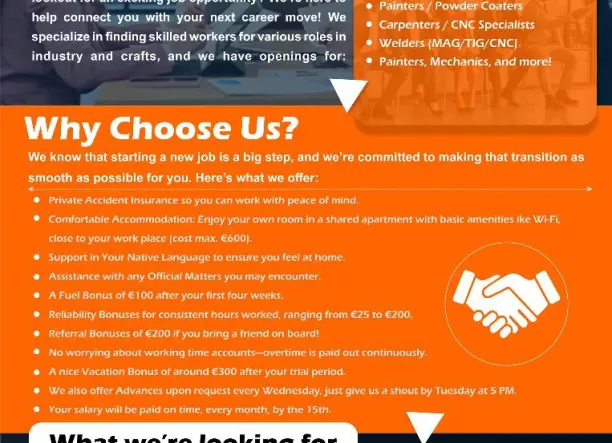 Izgalmas álláslehetőségek várnak rád Németországban és Ausztriában!