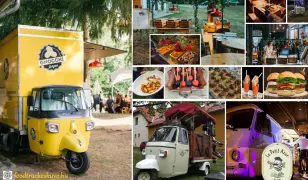 Szabadtéri food truck esküvők szervezése vintage büfékocsikkal (catering)