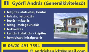 ANDRIS BAU – Teljes körű generálkivitelezés