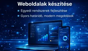 Modern, reszponzív weboldalak és egyedi rendszerek fejlesztése