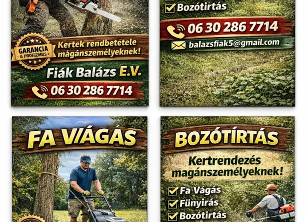 Fakivágás veszélyes fa kivágás fűnyírás