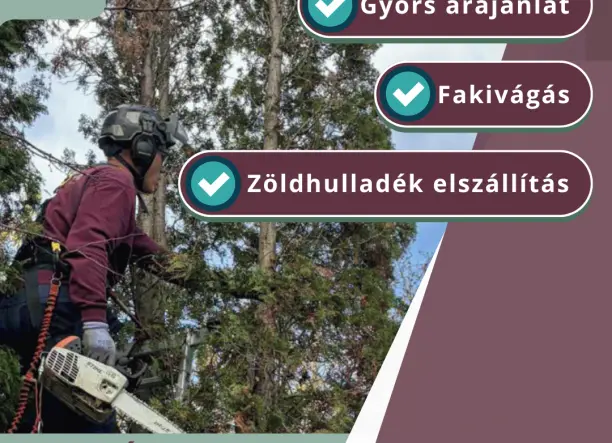 Fakivágás, zöldhulladék elszállítás akció