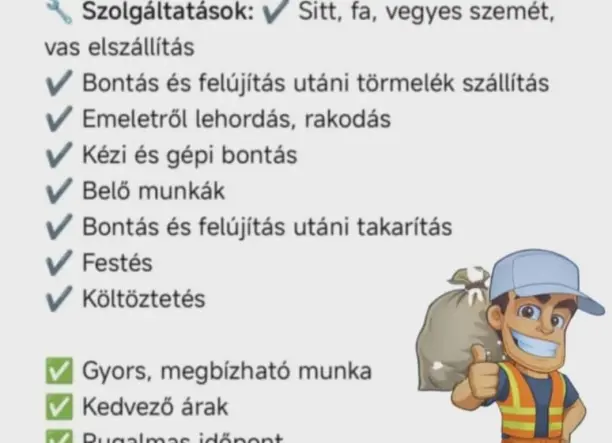 SITT, SZEMÉT, BONTÁS?? MEGOLDJUK!!