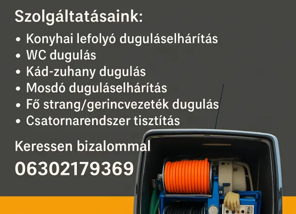 Dunakanyar-Krasznai Duguláselhárítás