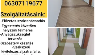 Melegburkolás, Parkettázás