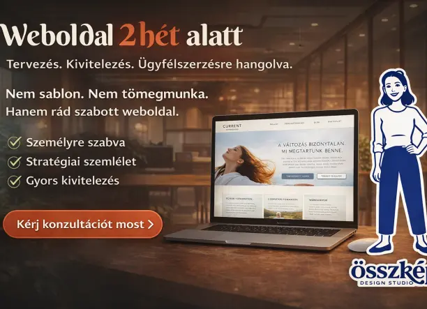 Weboldalkészítés 2 hét alatt