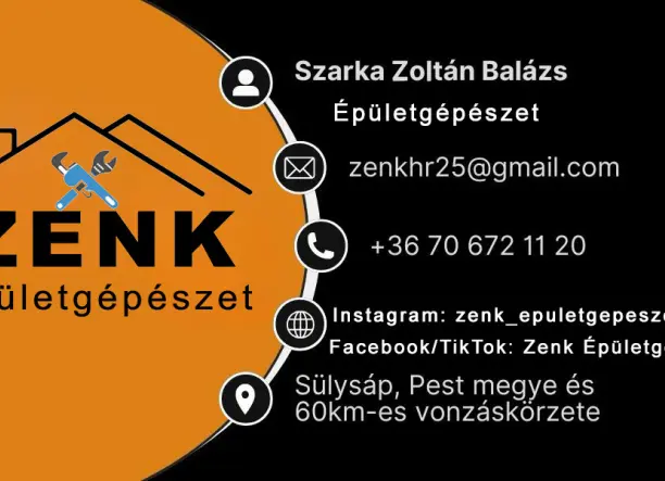 Víz-Fűtés-Csőhálózat szerelés Sülysáp 60 km-es körzetében