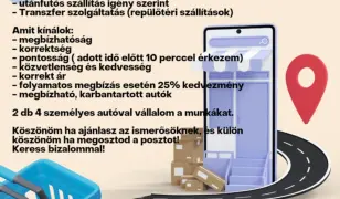 Személyszállítást vállalok