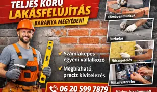 Teljes körű lakásfelújítás