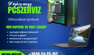 Házhoz kijáró Pc szerviz Budapest, hívjon megyünk!