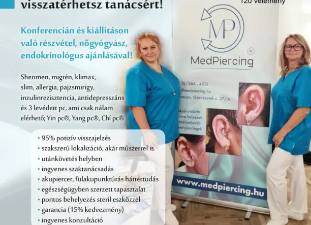 Akupunktúrás piercingek szakértőtől
