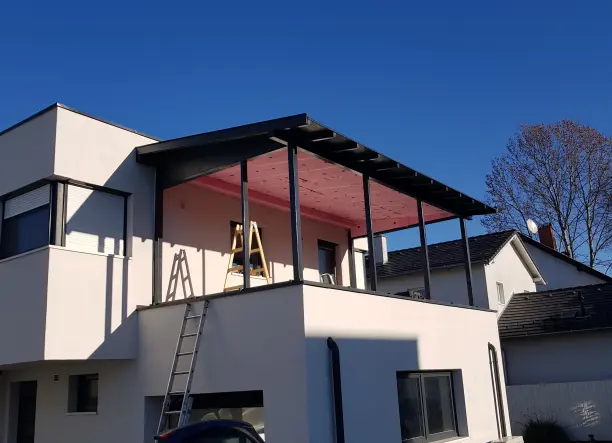 Pergolák, előtetők, acél szerkezetek készítése