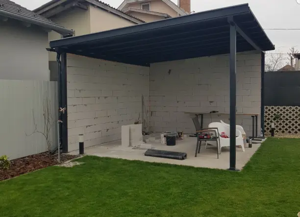 Pergolák, előtetők, acél szerkezetek készítése