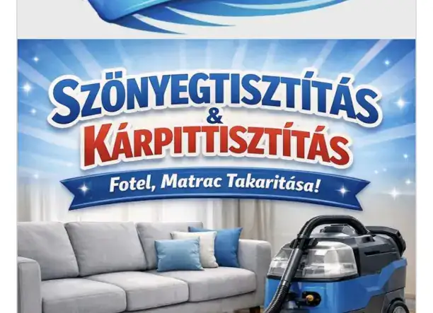 Szőnyeg és kárpittisztítás