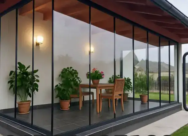 Terasz üvegezés, télikert