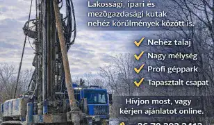 Kútfúrás kompromisszumok nélkül