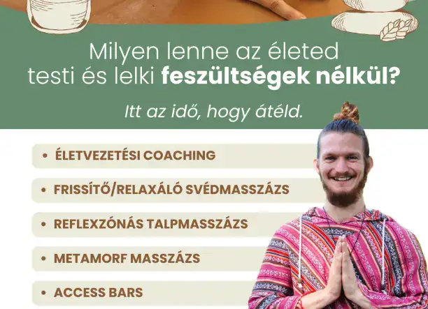 Svédmasszázs, frissítő/relaxáló