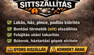Lomtalanítás, sittszállítás