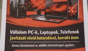 Pc, Laptopok javitasa