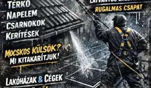 Háztetők, Napelemek, Térkövek, Sírkövek, klímák professzionális tisztítása