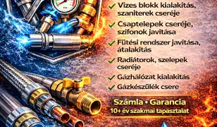 Víz-,Gáz-,Fűtésszerelés