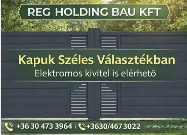 REG HOLDING BAU KFT. - Kulcsrakész kivitelezés és teljes körű építőipari szolgáltatások!