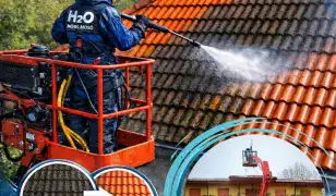 Érintésmentes tetőmosás