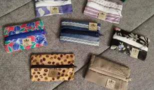 Handmade papírzsebkendő tartók