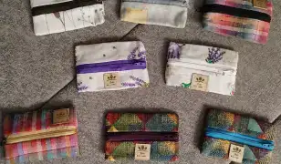 Handmade papírzsebkendő tartók