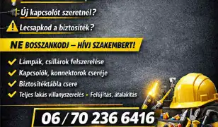 Villanyszerelés-Gyorsan-Precízen-Olcsón