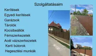 Kerítés építés, lakatos munkák