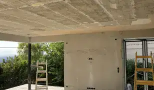 Profi -gépi glettelés , festés