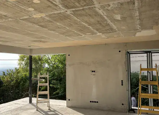 Profi -gépi glettelés , festés