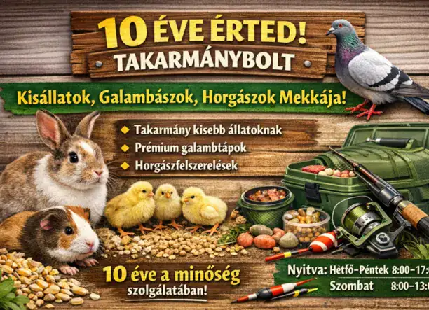 Varga Gabona – minőségi takarmány kisállatoknak, galambászoknak és horgászoknak!