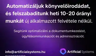 Szabadíts fel heti 10–20 órát a könyvelőirodádban új munkatárs felvétele nélkül.